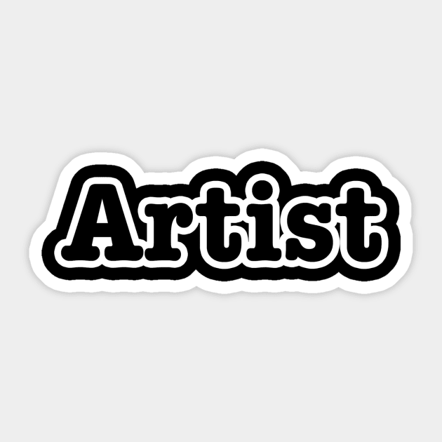 Artist Sticker by lenn